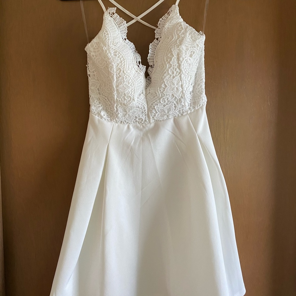 White Lace Dress